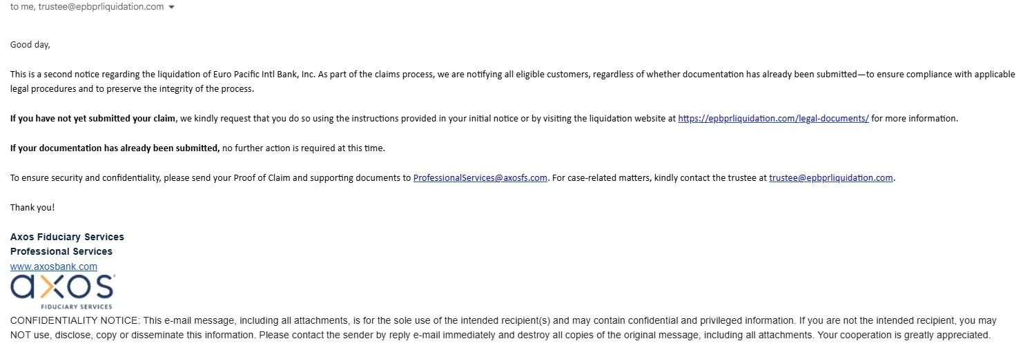 AFS Second Notice of Liquidation.webp