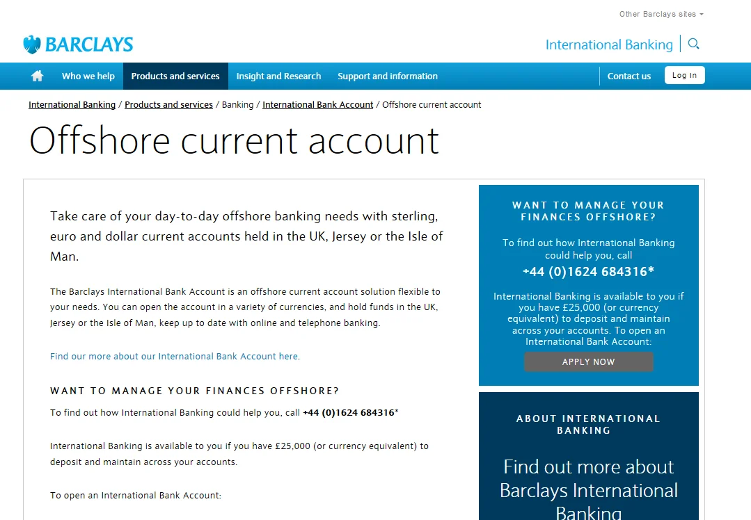 opening offshore bank account