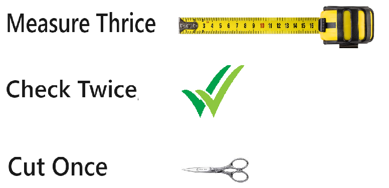 Measure thrice - check twice and cut once.png