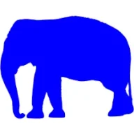 Blue elephant