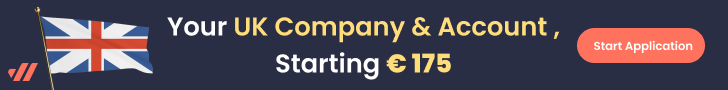 UK Company and Account. Starting 175 Eur